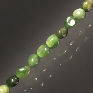 Collier jade Chine grains