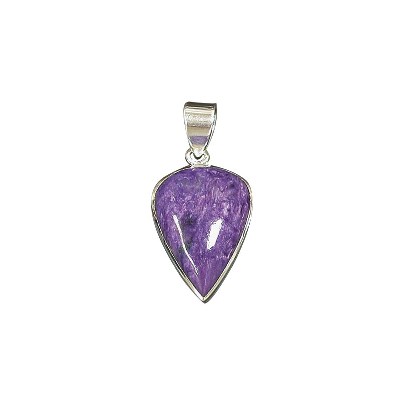 Pendentif charoite argent 0.925