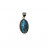 Pendentif Labradorite argent 0.925 rhodié