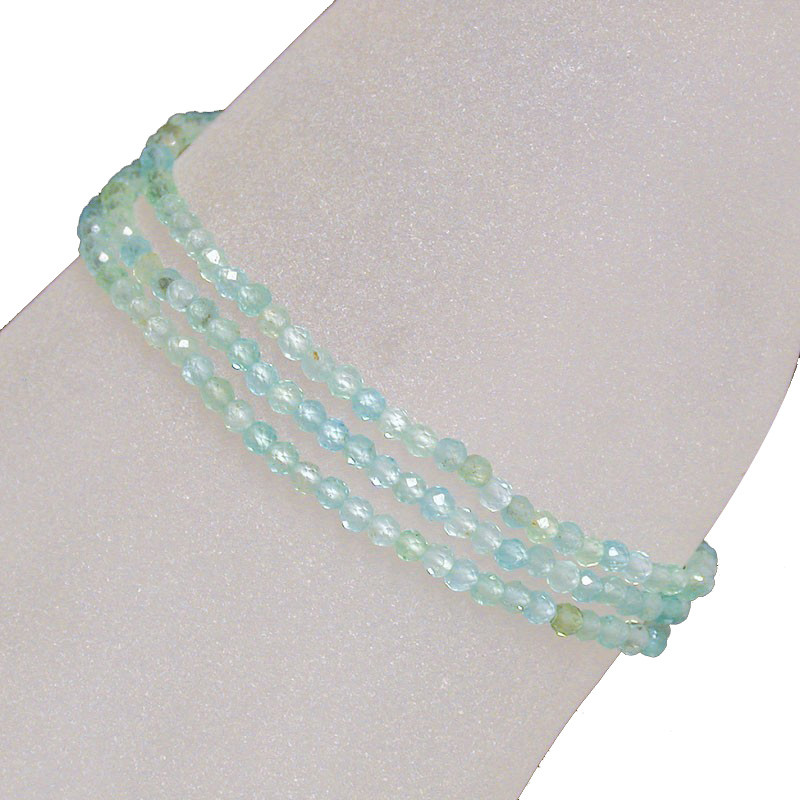 Bracelet - 3 mm facetté - Différentes matières