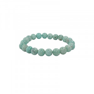 Bracelet amazonite 4, 6, 8 ou 10 mm