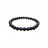 Bracelet onyx noir boules 3 à 10 mm
