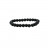 Bracelet onyx noir 6 ou 8mm dépoli