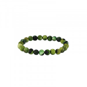 Bracelet Chrysoprase Madagascar boules 6mm