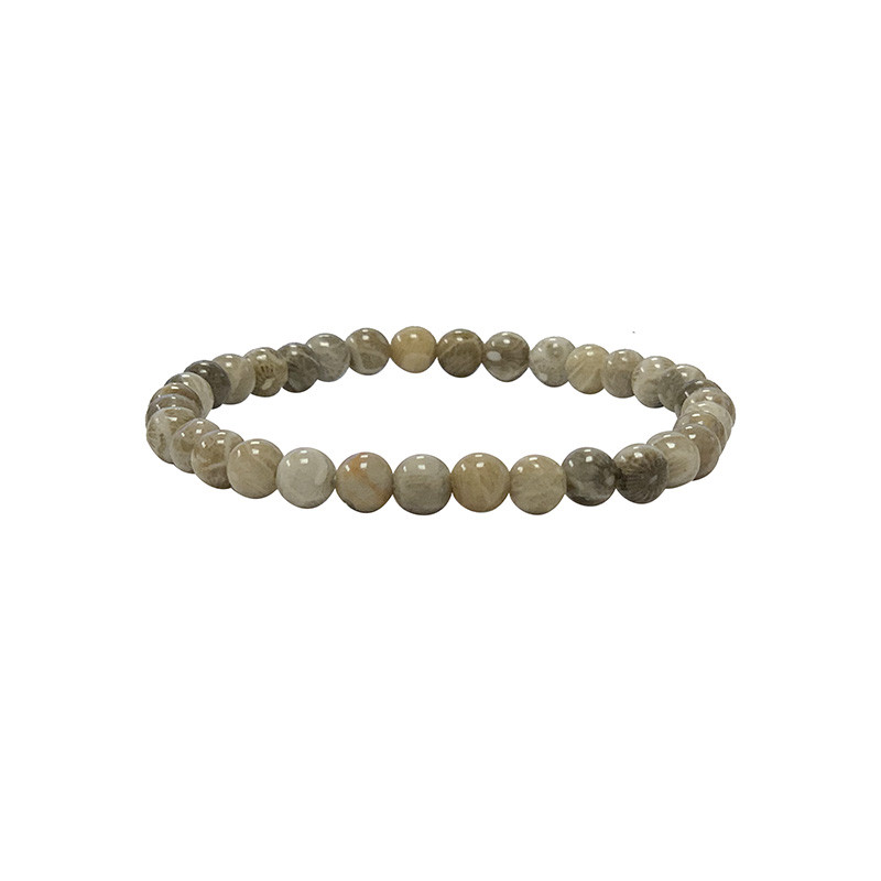 Bracelet corail fossile 4 à 8 mm