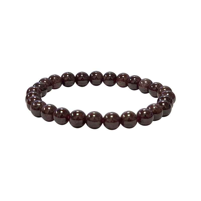 Bracelet grenat 3 à 8 mm
