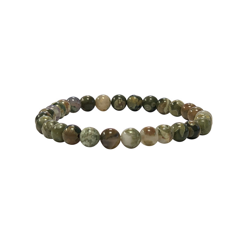 Bracelet rhyolite 4 à 8 mm