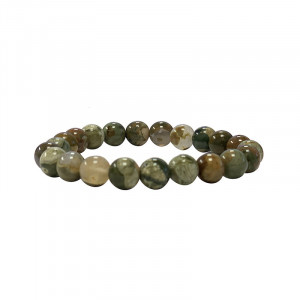 Bracelet rhyolite 4 à 8 mm