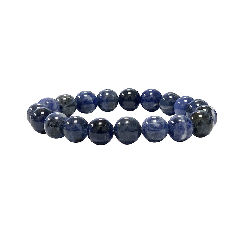 Bracelet sodalite boules 3 à 10 mm