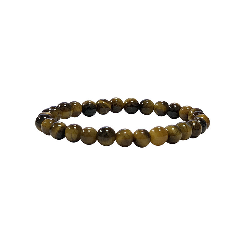 Bracelet Œil de tigre boules 4 à 12 mm