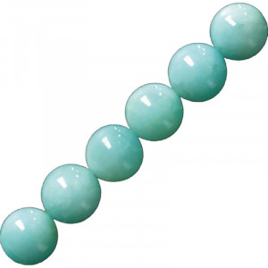 Collier Amazonite extra boules 4 à 8 mm