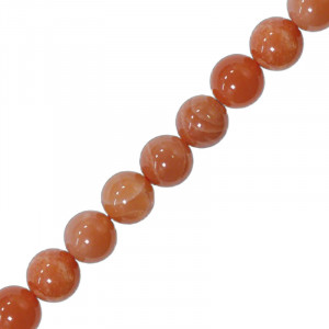 Collier Pierre de Soleil 42cm - Boules de 4 à 10 mm