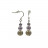 Boucles d'oreilles en argent différentes matières (3 paires)