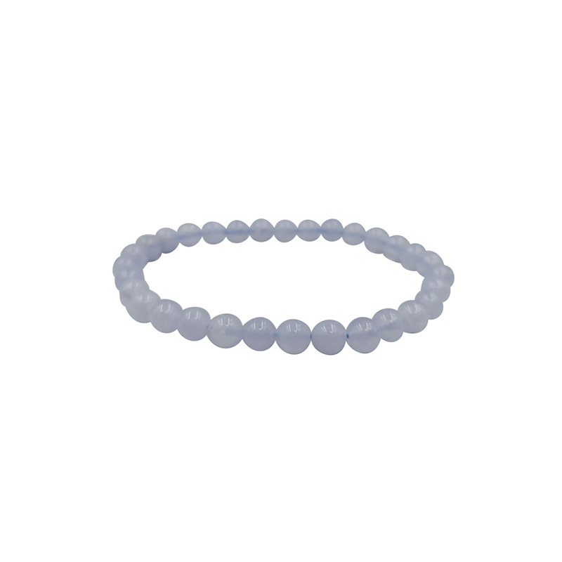 Bracelet Agate blue lace 4 à 8 mm