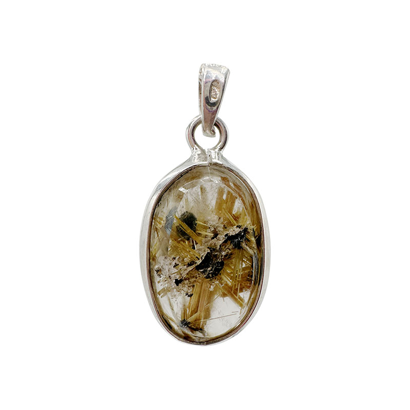 Pendentif Quartz rutile - Pièce unique - 202512_115