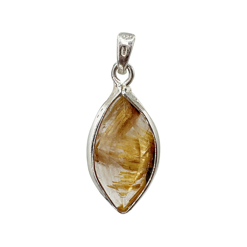 Pendentif Quartz rutile - Pièce unique - 202512_118