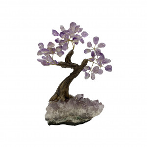 Bonsai pierres Améthyste Brésil 16/17 cm