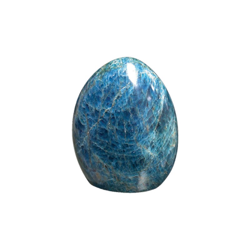 Apatite bleue forme libre Madagascar