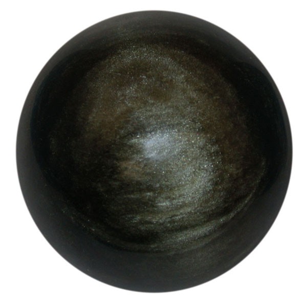 Sphere Obsidienne Dorée