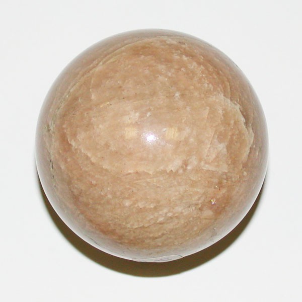 Sphère pierre de lune orange Inde