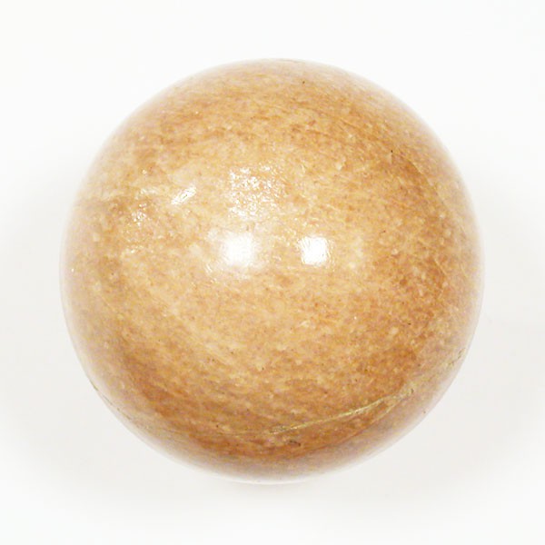 Sphère pierre de lune orange Inde