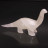Apatosaurus aragonite 10 x 7 cm