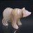 Ours Grizzly aragonite 12x5x8cm