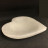 Plat en Selenite en forme de Coeur