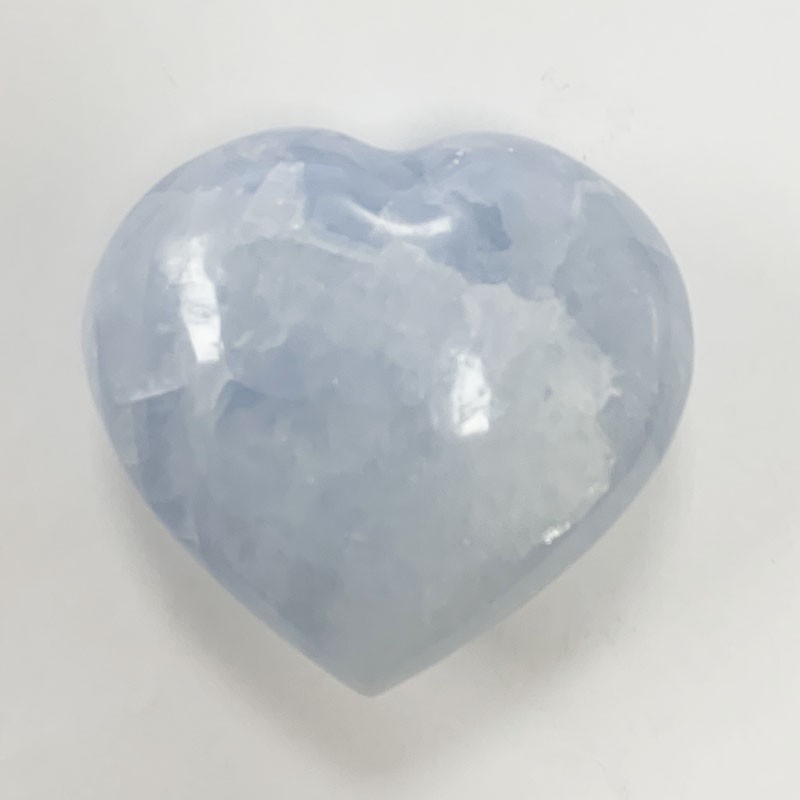 Coeur en Calcite Bleue