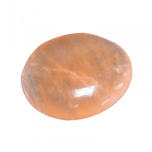 Selenite orange galet lot de 5