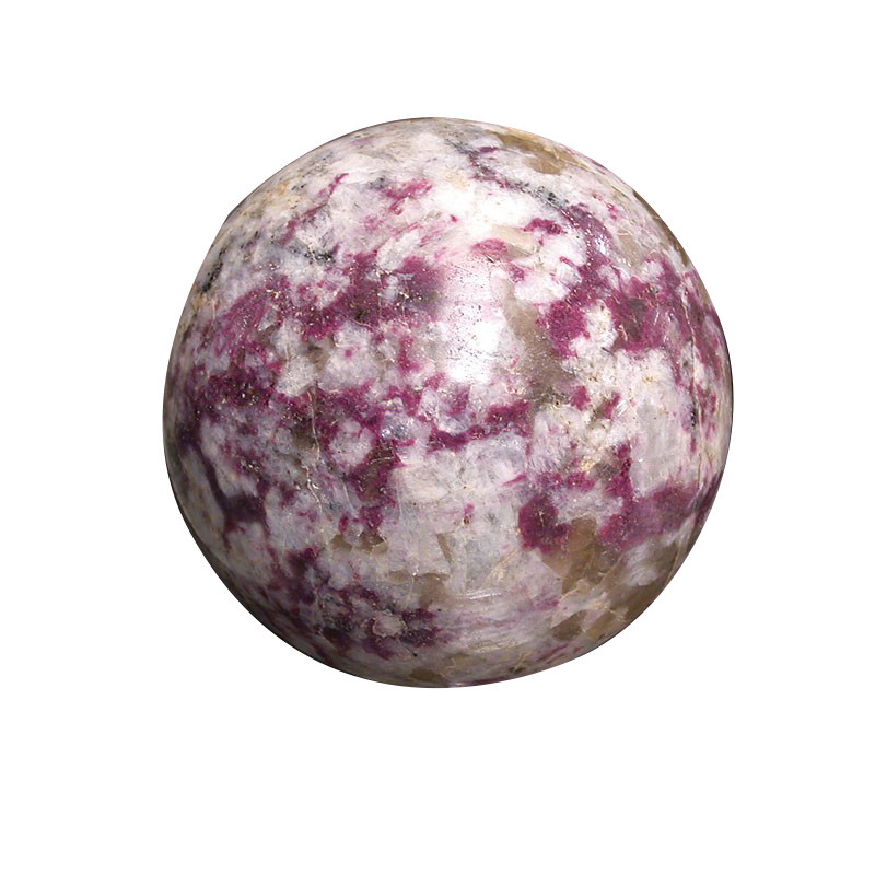Sphère rubellite (tourmaline)