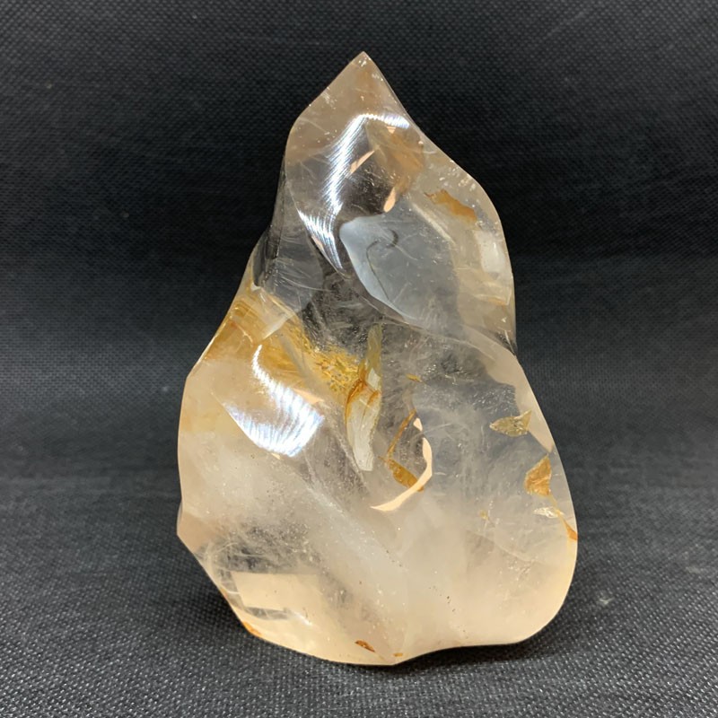 Quartz fumé Madagascar flamme  - La pièce