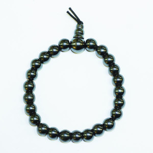 Power bracelet Hématite boules 8mm 5 pcs