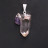 Pendentif  double cristal