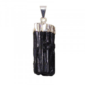 Pendentif tourmaline noire