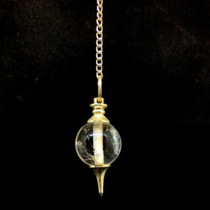 Pendule sphère Cristal de roche