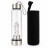 Bouteille en verre avec pointe en pierre naturelle – 550 ml