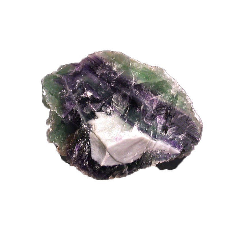 Fluorite brute verte et violette de Chine - Le kg - 3 à 6 cm