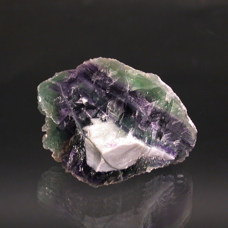 Fluorite brute verte et violette de Chine - Le kg - 3 à 6 cm