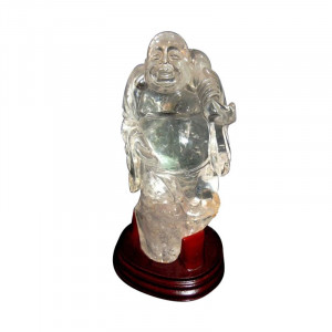 Bouddha en cristal de roche