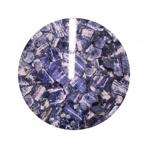 Plateau de table sodalite - 70cm - Pièce unique - 201710_06