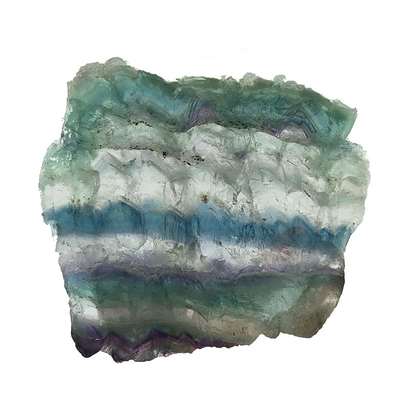 Fluorite - plaque polie - Chine