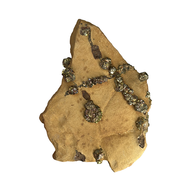 Rainbow Pyrite sur Limonite - Pièce unique - 202502_03