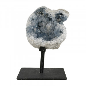 Celestite sur socle métal - Pièce unique - 202511_73