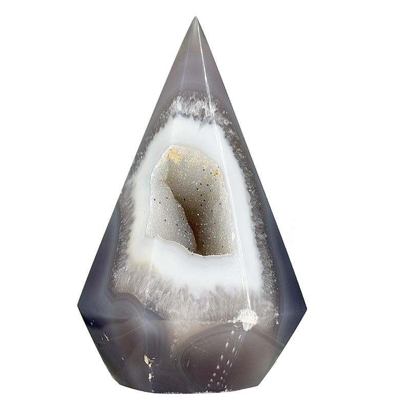 Prisme Agate cristallisée - Pièce unique - 202601_61