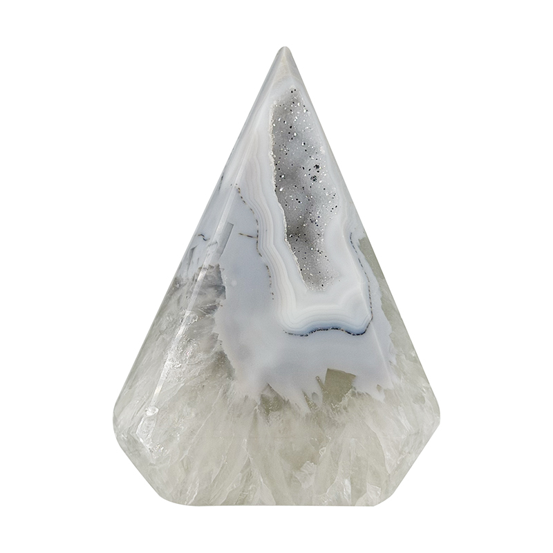 Prisme Agate cristallisée - Pièce unique - 202601_82