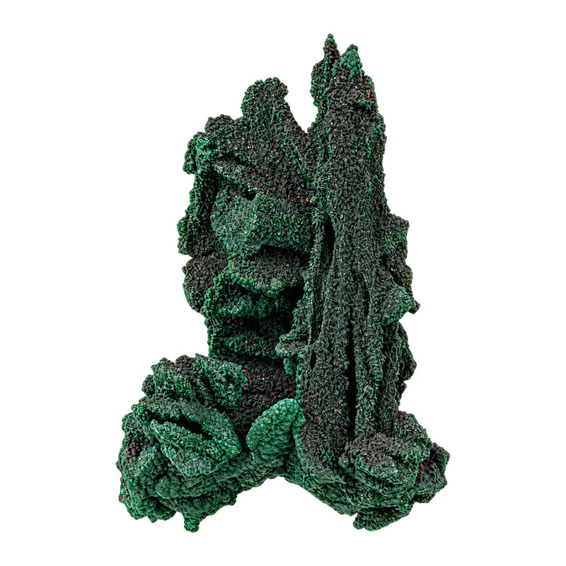 Malachite Pseudomorphose après baryte - Pièce unique - 202609_05