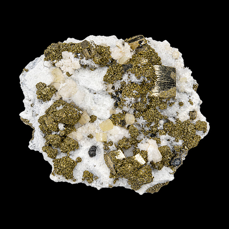 Pyrite Quartz Calcite - Pièce unique - 202609_08