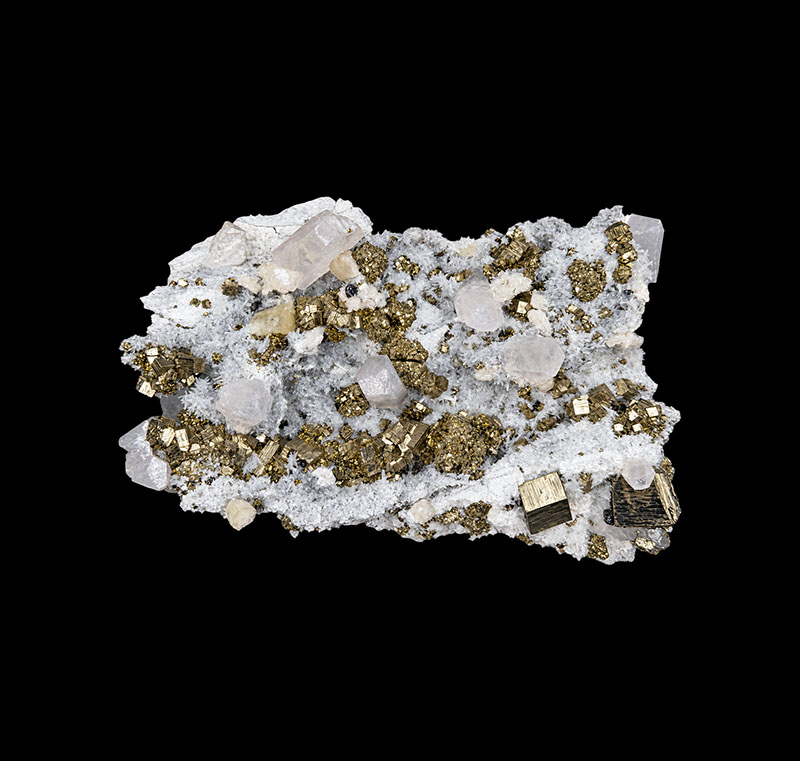 Pyrite Quartz Calcite - Pièce unique - 202609_10