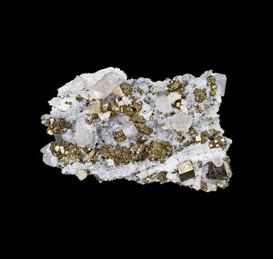 Pyrite Quartz Calcite - Pièce unique - 202609_10